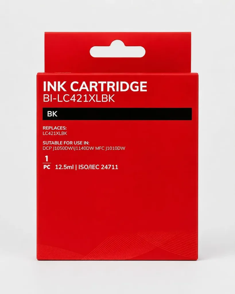 Brother LC421XL Negro Cartucho de Tinta Generico - Reemplaza LC421XLBK