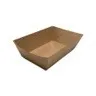 BARQUETA KRAFT ANTIGRASA (390gr) 114x67x39 mm (10x100 uds)