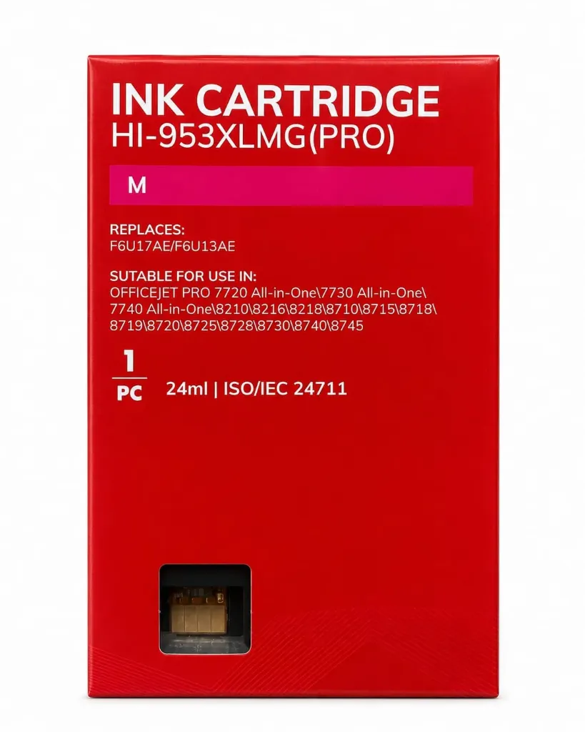 Generico HP 953XL Magenta Cartucho de Tinta - Reemplaza F6U17AE/F6U13AE