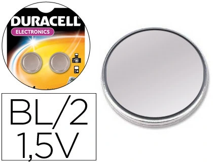 [39182] PILA DURACELL ALCALINA LR44 BOTON BLISTER DE 2 UNIDADES