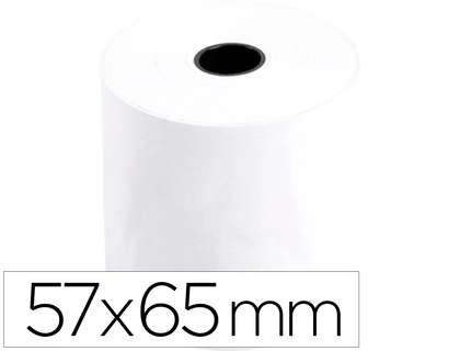 [11859] ROLLO SUMADORA Q-CONNECT ELECTRA 57 MM ANCHO X 65 MM DIAMETRO SIN BISFENOL A