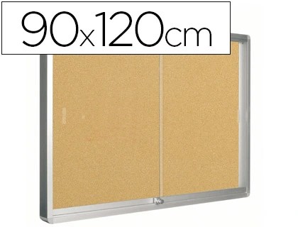 [26361] VITRINA DE ANUNCIOS Q-CONNECT MARCO DE ALUMINIO 900 X 1200 MM