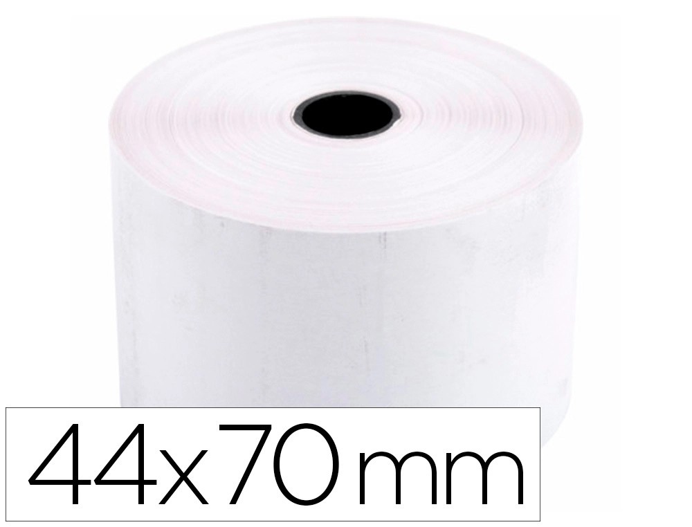 [35091] ROLLO SUMADORA TERMICO Q-CONNECT 44 MM ANCHO X 70 MM DIAMETRO SIN BISFENOL A