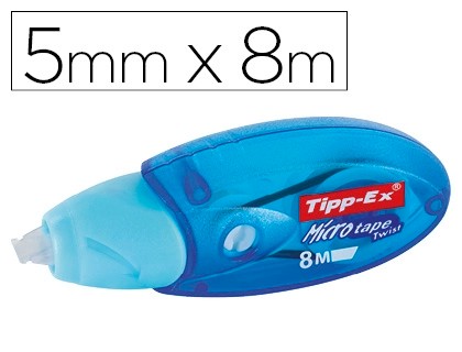 [44329] CORRECTOR TIPP-EX MICRO TAPE TWIST 5 MM X 8 M