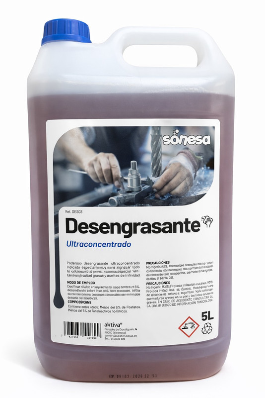 [AKTDES03] Desengrasante ULTRACONCENTRADO x5L