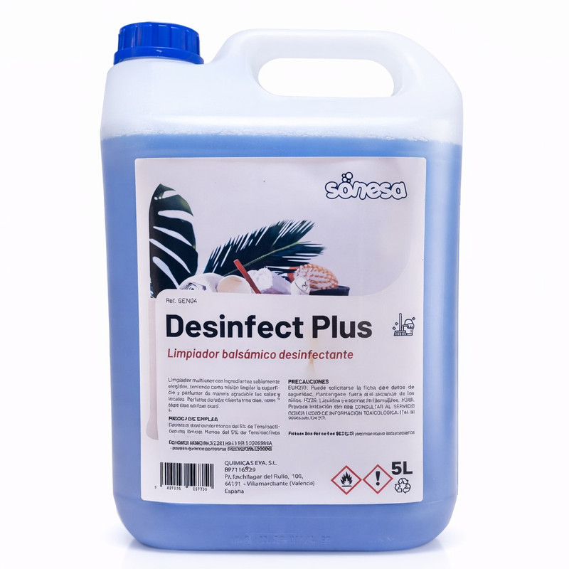 [AKTDESIN-GEN04] Desinfectante bactericida DesinfectPlus Garrafa 5 L