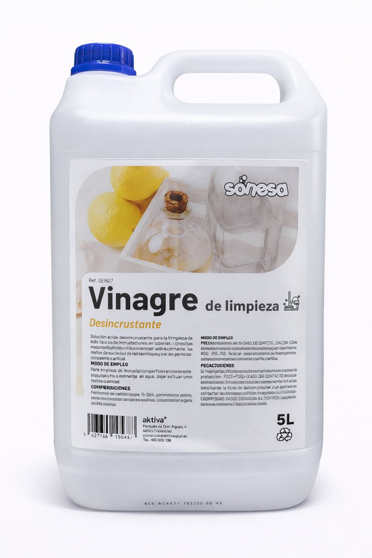 [AKTGEN07] Vinagre de limpieza desincrustante Garrafa 5 L