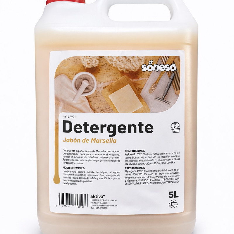 [AKTLAV01] Detergente jabón de Marsella Garrafa 5 L