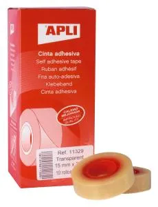 R.CINTA AD.TRANSPAR. 15x33 10U