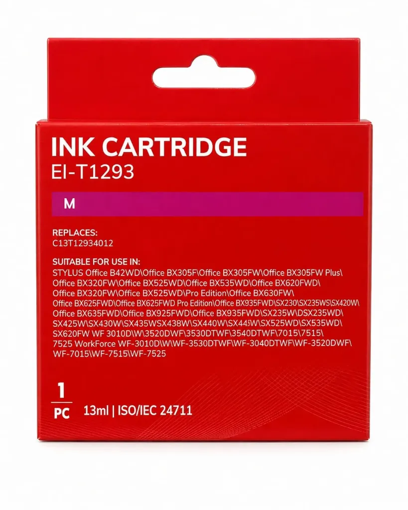 Epson T1293 Magenta Cartucho de Tinta Generico - Reemplaza C13T12934012