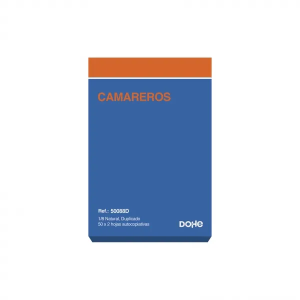 CAMAREROS 1/8 NATURAL DUPLICADO 10 U