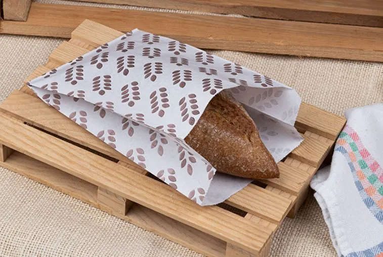Bolsa Papel 9+5x32 Blanco Espigas C1000u