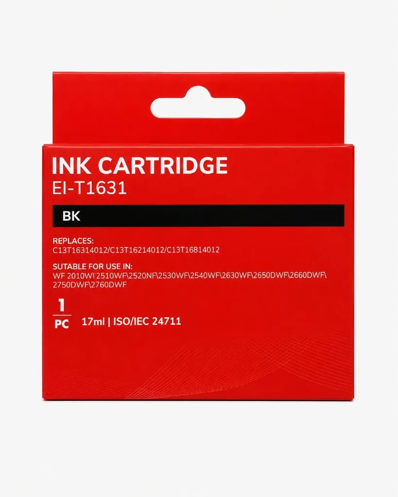 Epson T1631/T1621/T1681 (16XL/16XXL) Negro Cartucho de Tinta Generico - Reemplaza C13T16314012/C13T16214012/C13T16814012