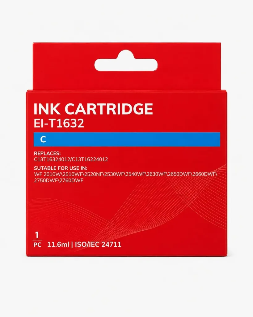 Epson T1632/T1622 (16XL) Cyan Cartucho de Tinta Generico - Reemplaza C13T16324012/C13T16224012
