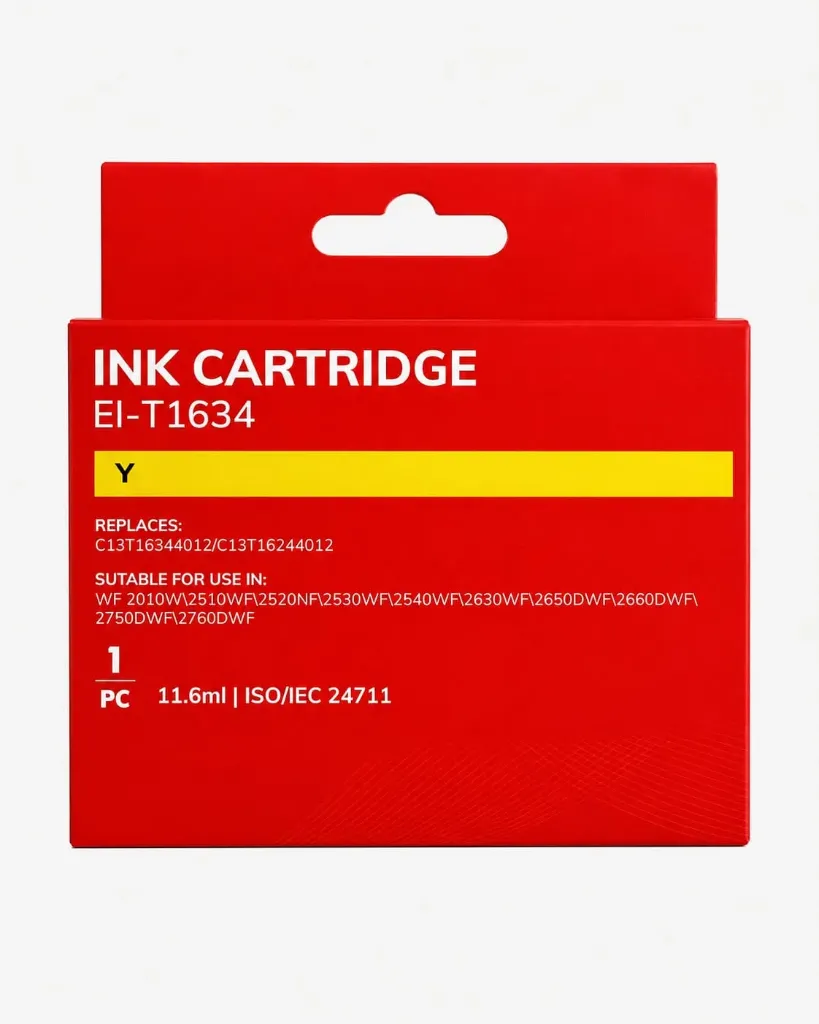 Epson T1634/T1624 (16XL) Amarillo Cartucho de Tinta Generico - Reemplaza C13T16344012/C13T16244012