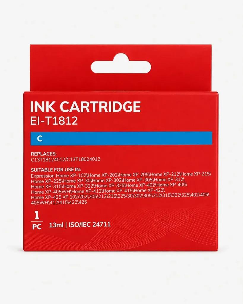 Epson T1812/T1802 (18XL) Cyan Cartucho de Tinta Generico - Reemplaza C13T18124012/C13T18024012