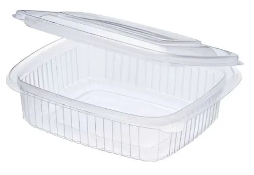 Envase PP 500cc oval Tapa Bisagra C12 Pq50uds