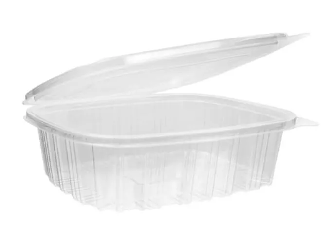 [SHG2500560] Envase PP 1500cc oval Tapa Bisagra C4 Pq50uds