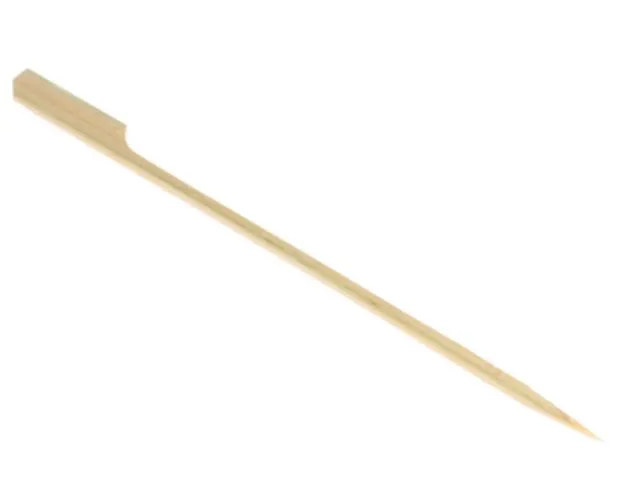 Pincho Bambú de madera con agarrador 18cm P100u