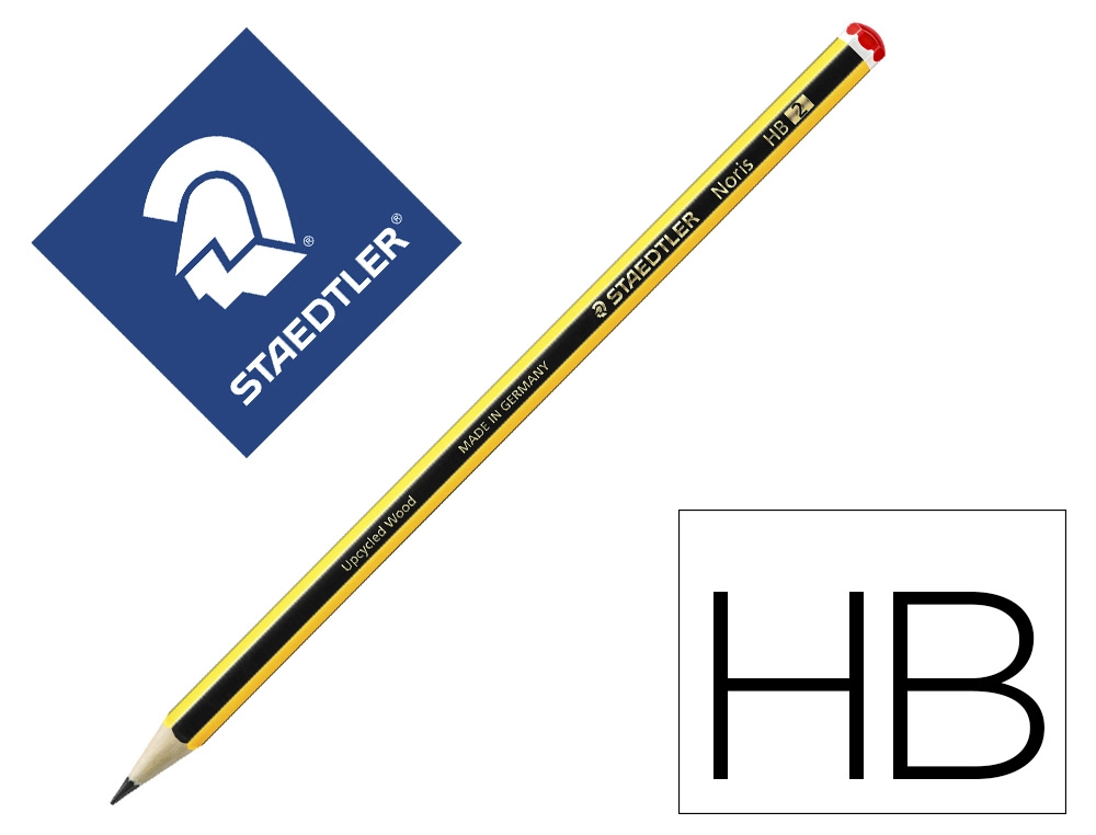 [73090] LAPICES DE GRAFITO STAEDTLER NORIS N.2 HB UNIDAD
