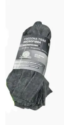 Fregona tiras microfibra gris