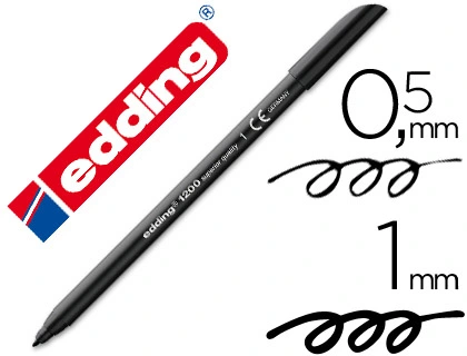 ROT EDDING 1200 NEG N.1 PUNTA RED 0.5 MM