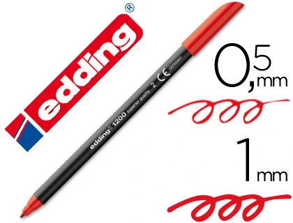 ROT EDDING 1200 ROJ N.2 PUNTA RED 0.5 MM
