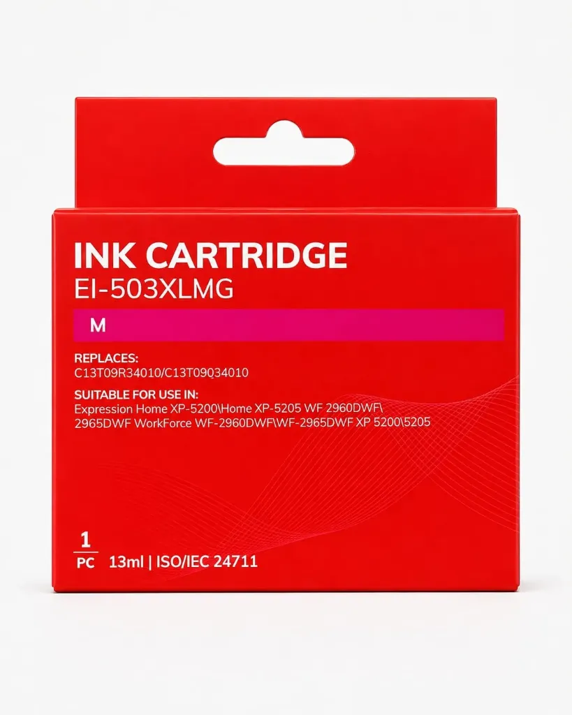 Epson 503XL Magenta Cartucho de Tinta Generico - Reemplaza C13T09R34010/C13T09Q34010