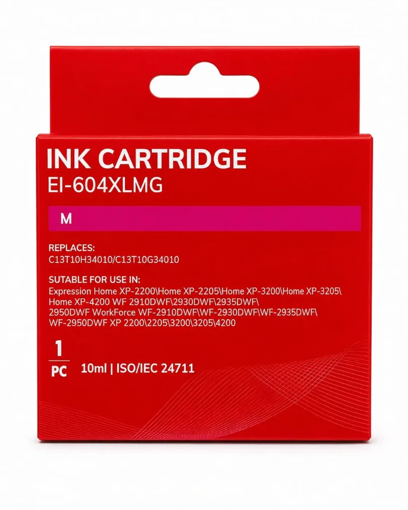 Epson 604XL Magenta Cartucho de Tinta Generico - Reemplaza C13T10H34010/C13T10G34010